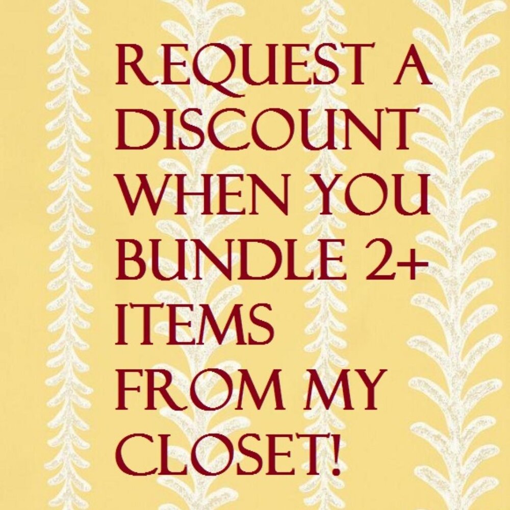 Request a Discount When you Bundle 2+ Items from My Closet